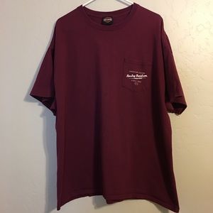 Harley Davidson Men’s Wine Colored XXL Tshirt!